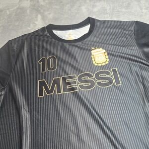Lionel Messi Argentina #10 AFA Black Training Jersey – Men's Medium NEW